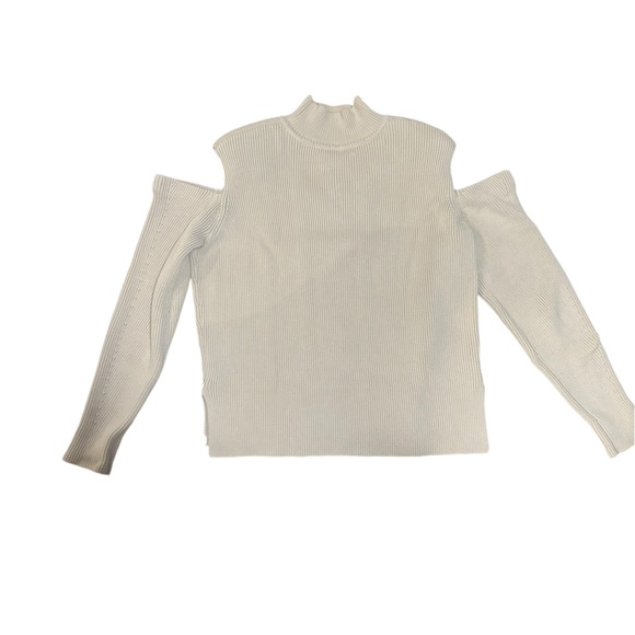 Jonathan Simkhai Porter Cold-Shoulder Turtleneck Sweater - Picture 6 of 6